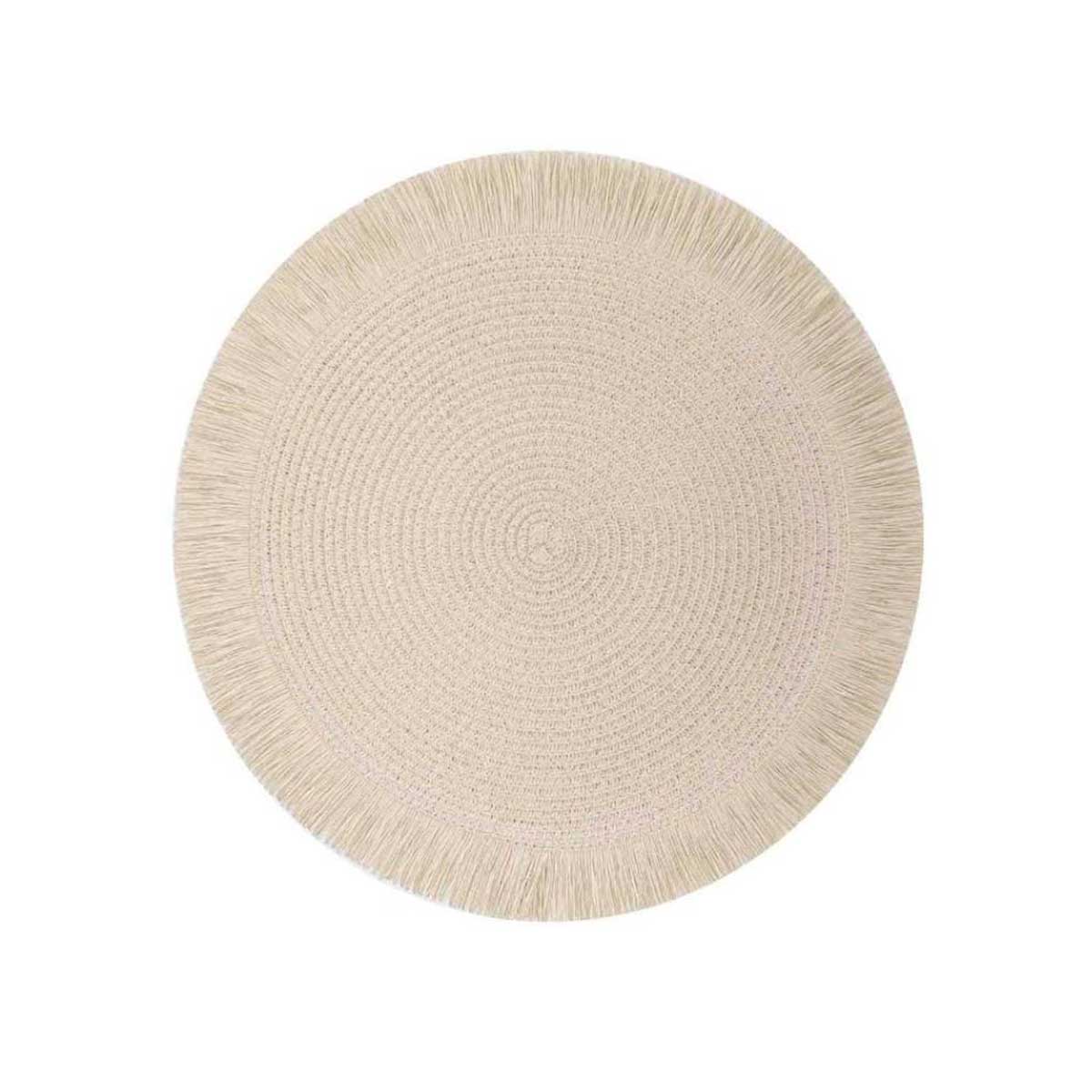 9. Manteles macramé