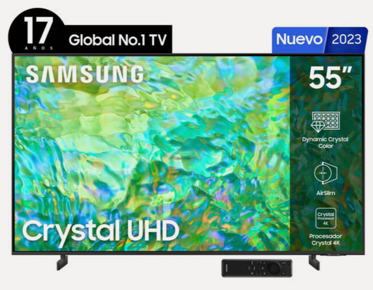 21. Pantalla Samsung 55' Crystal 4k