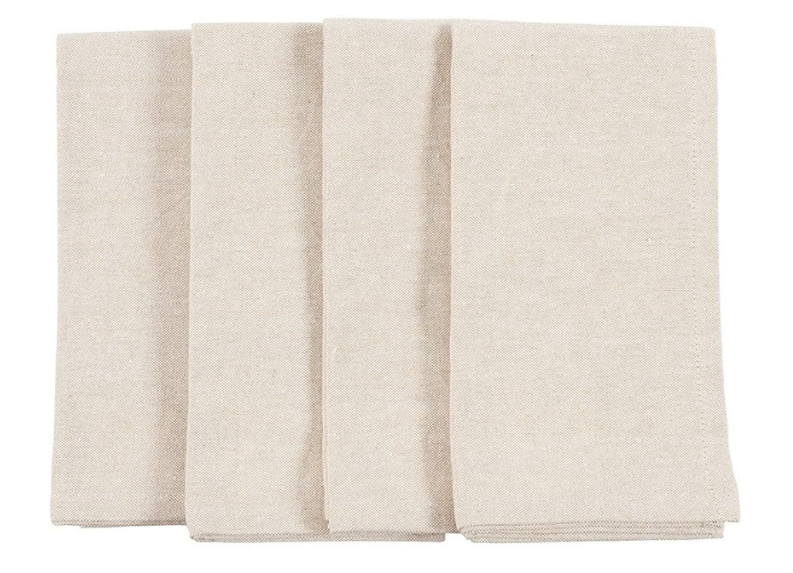 40. Juego de 4 servilletas claras