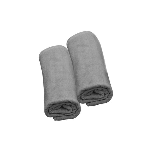 59. 2 Toallas alberca gris