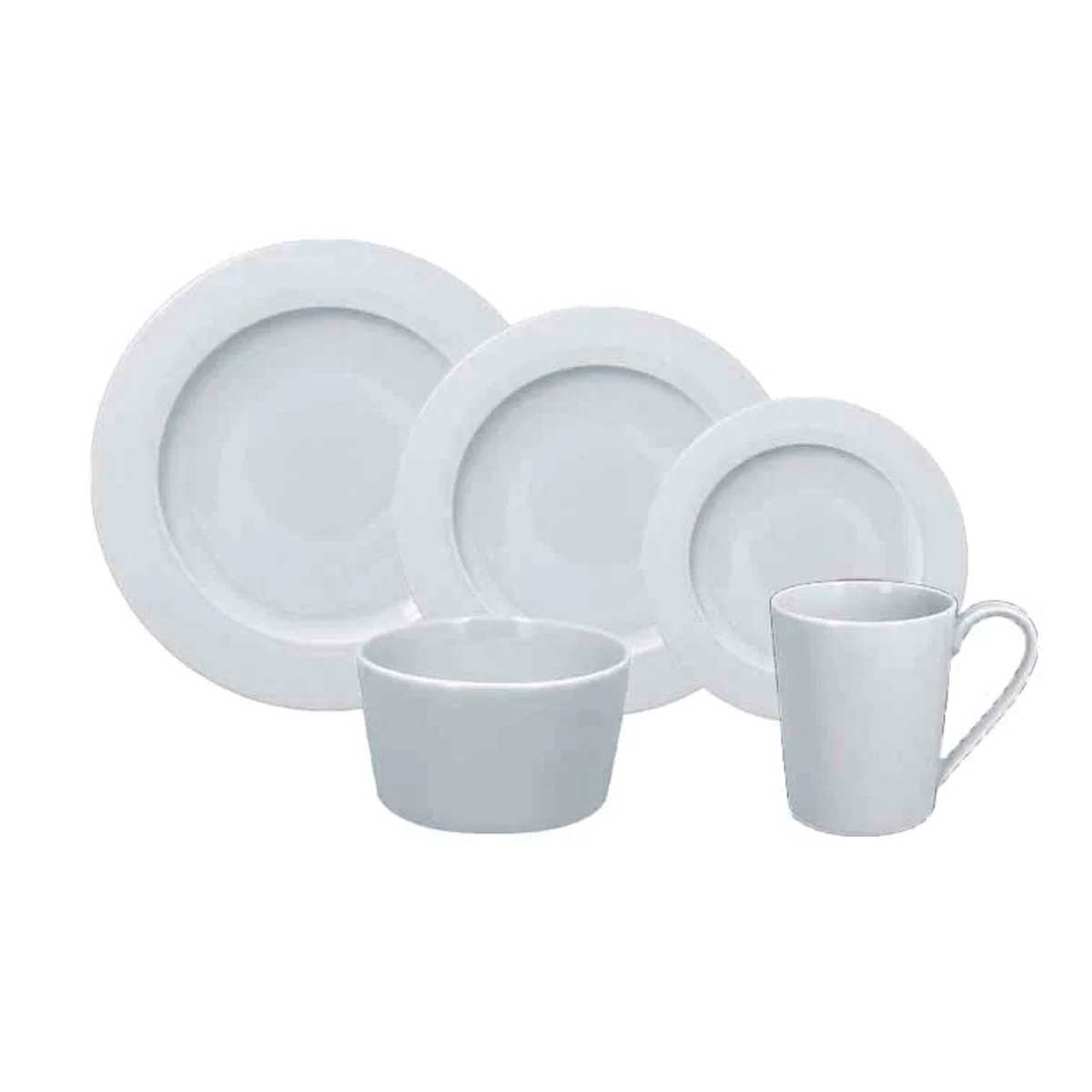 91. Vajilla blanca 4 personas