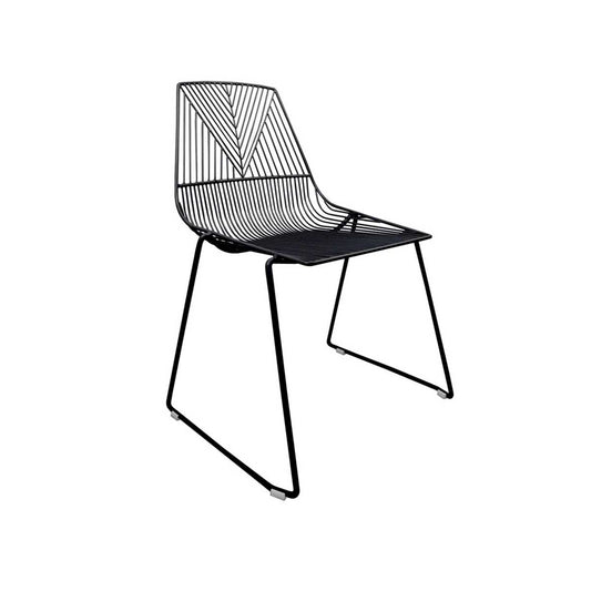 71. Silla de aluminio negro