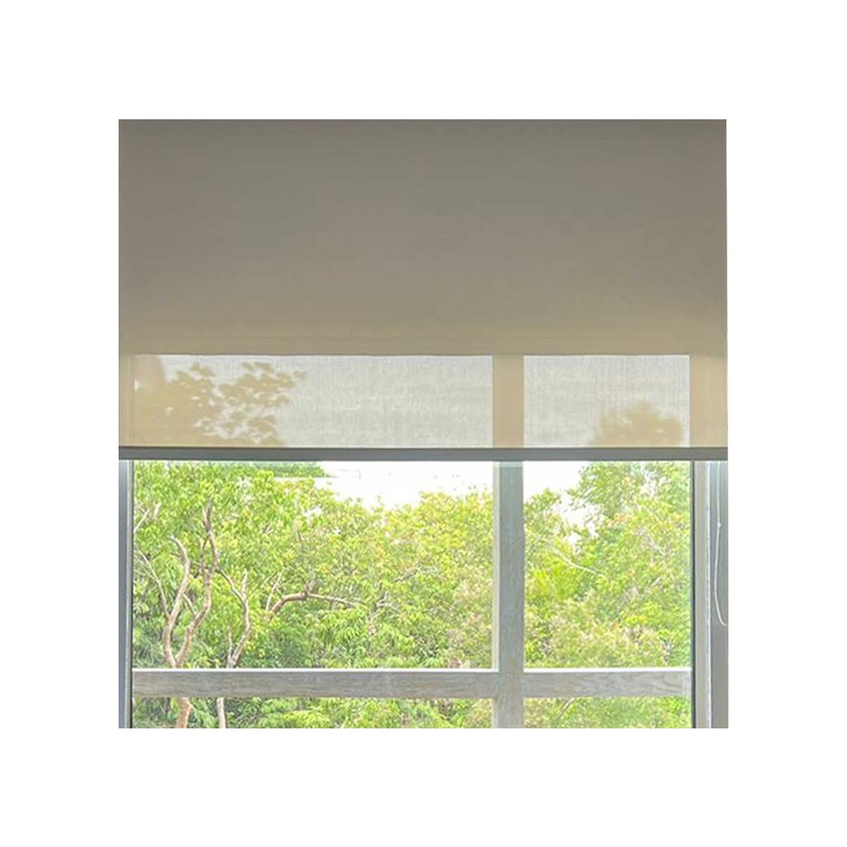 63. Persiana enrollable traslucida "3000-1" y Persiana enrollable blackout "South Beach"